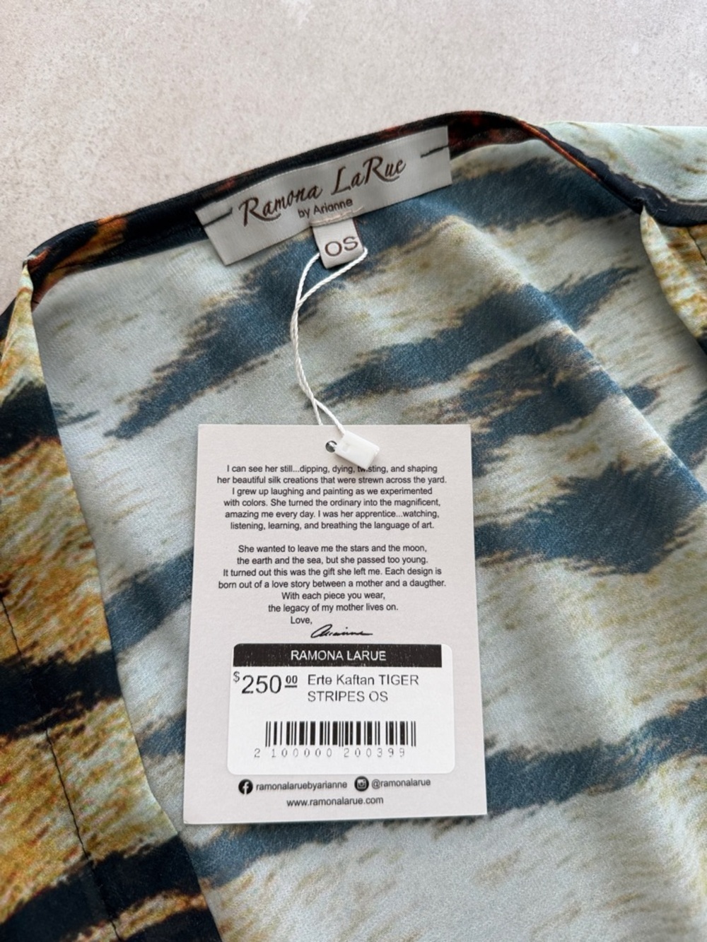 Women’s Open Tiger-Print Tunic Cardigan - Black & Brown - Picture 2 of 5
